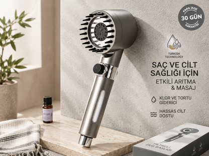 Duş Başlığı – Filtreli Saç & Cilt Bakımı