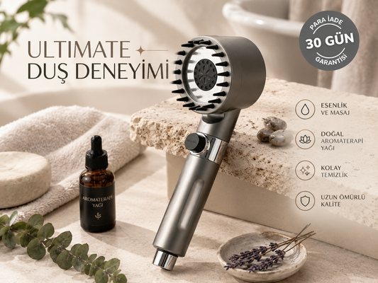 Duş Başlığı – Filtreli Saç & Cilt Bakımı